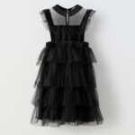 Abito bambina in tulle nero per Halloween ZARA