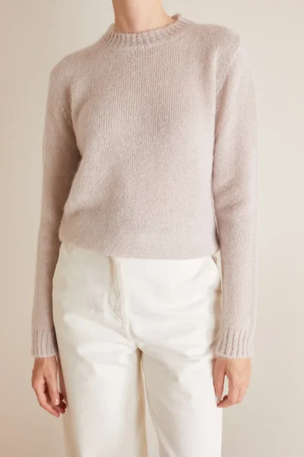 Caldo Maglione in seta e mohair Lazzari inverno 2024 Caldo Maglione in seta e mohair Lazzari inverno 2024