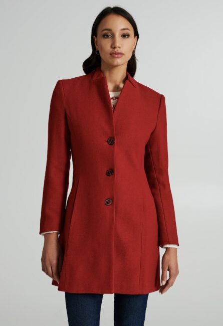 Cappotto rosso Rinascimento autunno inverno 2023 2024 Cappotto rosso Rinascimento autunno inverno 2023 2024
