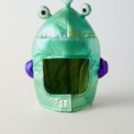 Casco per costume Halloween da extraterrestre