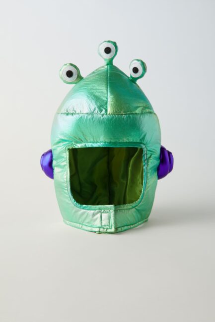 Casco per costume Halloween da extraterrestre Casco per costume Halloween da extraterrestre