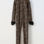 Costume tuta intera da leopardo