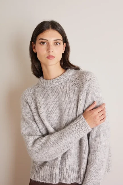Maglione in lana e mohair Lazzari Maglione in lana e mohair Lazzari