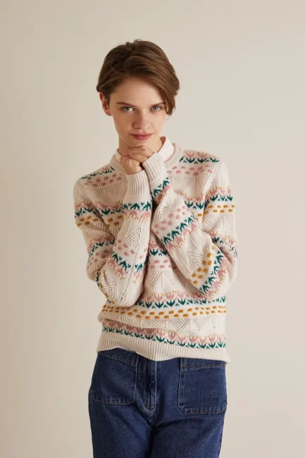 Maglioni Lazzari con tulipani Maglioni Lazzari con tulipani