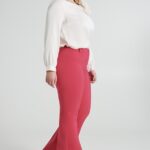 Pantaloni flared curvy