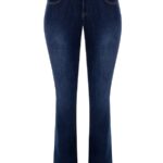 Pantaloni jeans a zampa Rinascimento curvy
