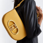 Borsa a spalla con maxi logo Liu Jo