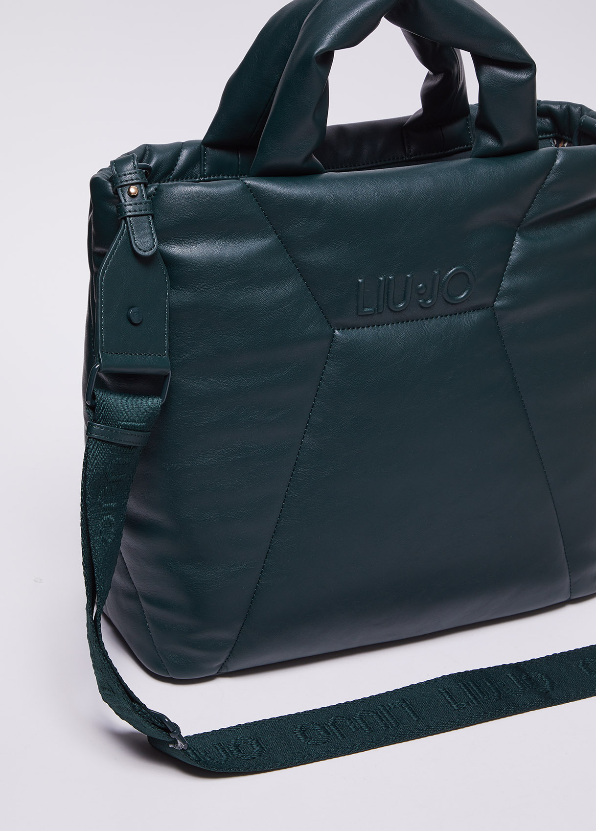 Borsa capiente da giorno colore petrolio Liu Jo