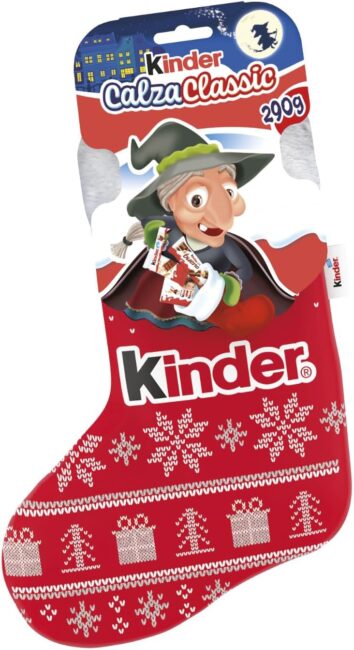 Calza della Befana Kinder 2024 Rossa Calza della Befana Kinder 2024 Rossa