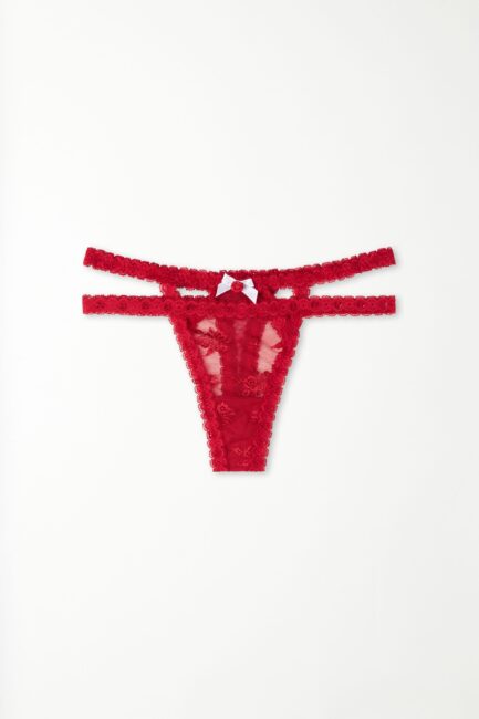 Perizoma rosso con doppio fianchetto Tezenis Perizoma rosso con doppio fianchetto Tezenis
