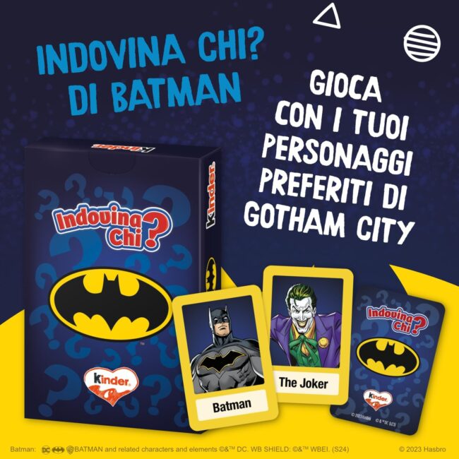 Sorpresa Calza della Befana Kinder Batman 2024 Sorpresa Calza della Befana Kinder Batman 2024