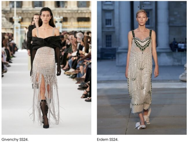Abiti stile Flapper Girls tendenza moda primavera estate 2024 Abiti stile Flapper Girls tendenza moda primavera estate 2024