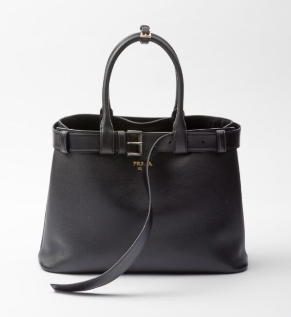 Nuova borsa nera Prada Buckle 2024 Nuova borsa nera Prada Buckle 2024