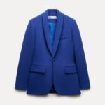 Blazer con bottone foderato ZARA