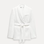 Blazer tailleur ZARA bianco estate 2024
