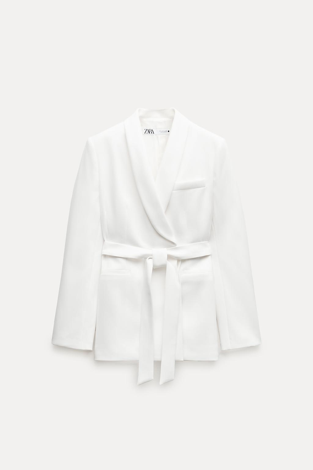 Blazer tailleur ZARA bianco estate 2024