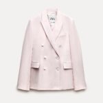 Giacca doppiopetto ZARA collezione primavera estate 2024