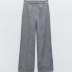 Pantaloni ZARA a vita alta tailleur