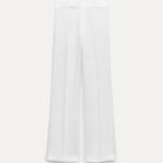 Pantaloni bianchi morbidi ZARA estate 2024