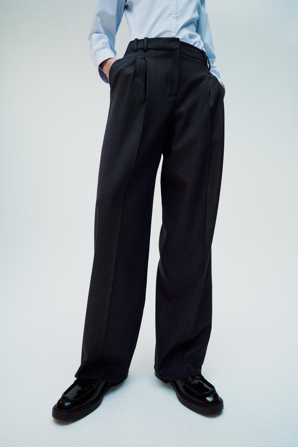 Pantaloni gessati ZARA 2024