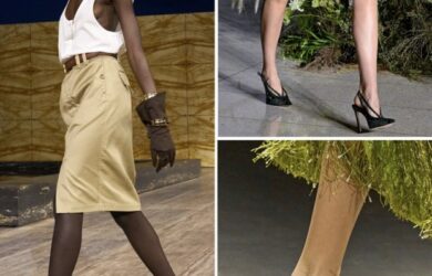 Sandali slingback moda estate 2024