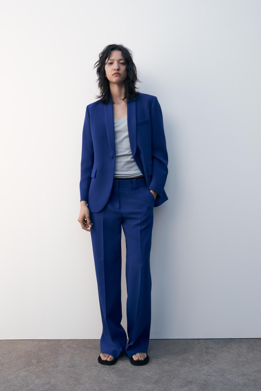 Tailleur blu elettrico ZARA primavera 2024