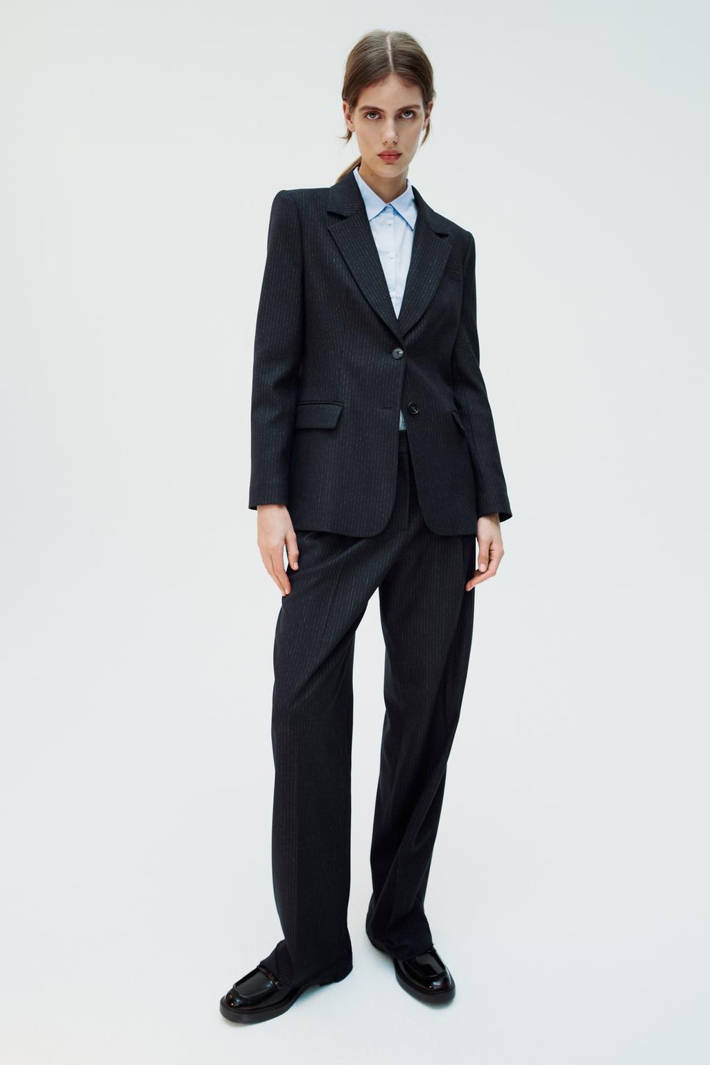 Tailleur gessato ZARA donna