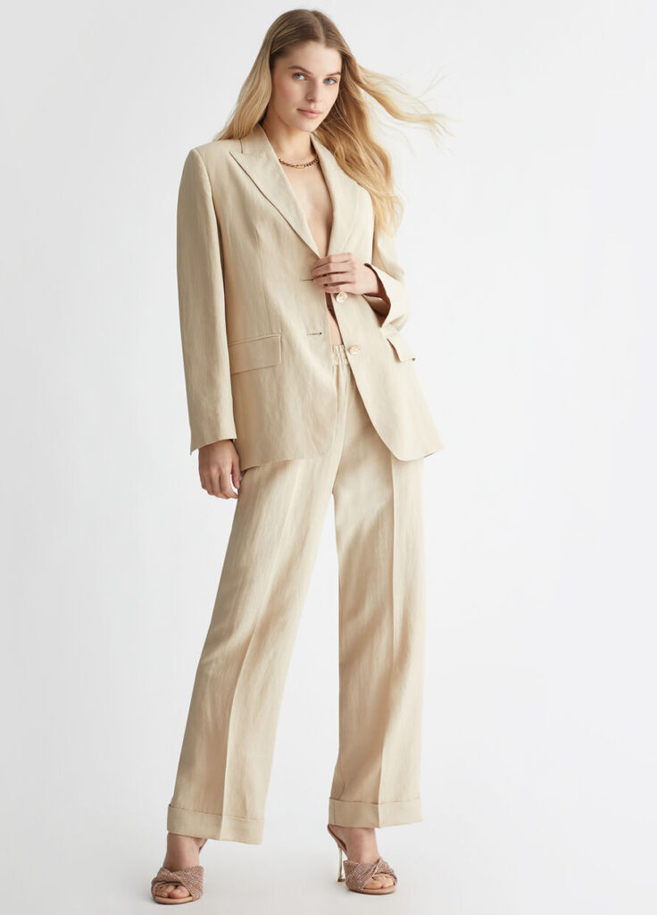 Tailleur misto lino LIU JO estate 2024 Tailleur misto lino LIU JO estate 2024