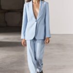 Zara Tailleur azzurro primavera estate 2024