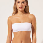 Bikini a fascia bianca Calzedonia