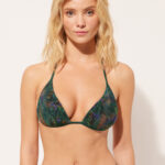 Bikini a triangolo Calzedonia 2024 fantasia Foliage