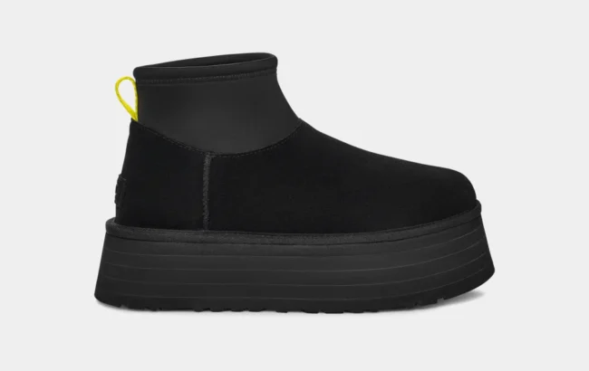 UGG stivaletto mini Dipper black collezione inverno 2025 UGG stivaletto mini Dipper black collezione inverno 2025