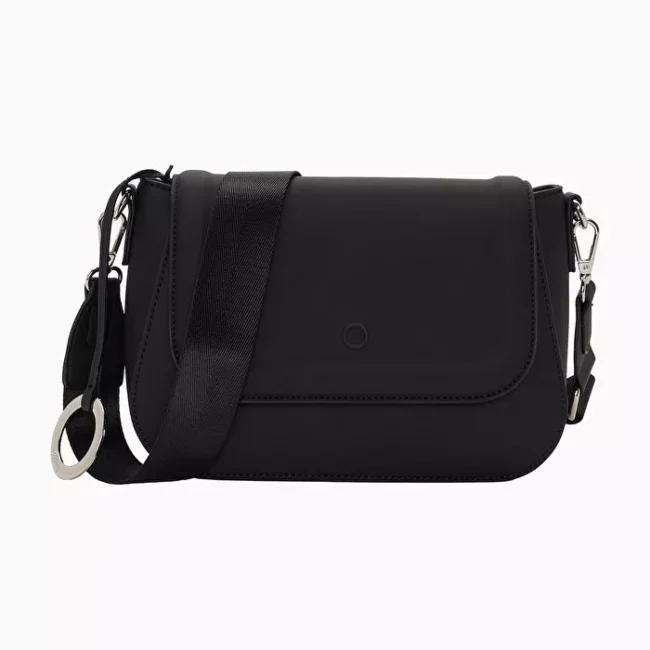 Borsa pattina a tracolla O Bag Charmy nera Borsa pattina a tracolla O Bag Charmy nera