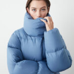 Piumino lungo oversize con maxi collo Colmar donna inverno 2025