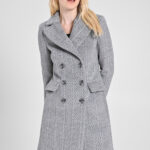 Rinascimento cappotto doppiopetto grigio