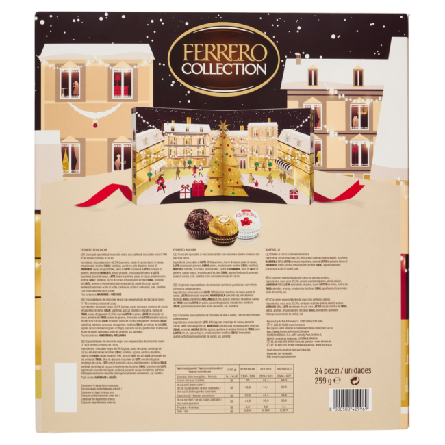 Ferrero Collection Calendario Avvento Ferrero Collection Calendario Avvento
