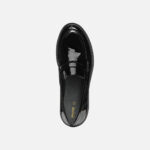 GEOX donna mocassini in vernice nera inverno 2024 2025