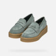 Geox scarpe mocassino in camoscio