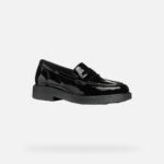 Mocassini in vernice nera GEOX donna inverno 2024 2025