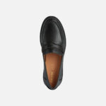 Mocassino GEOX donna inverno 2024 2025 in pelle nera