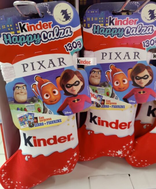 Calza della Befana Kinder 2025 PIXAR Calza della Befana Kinder 2025 PIXAR