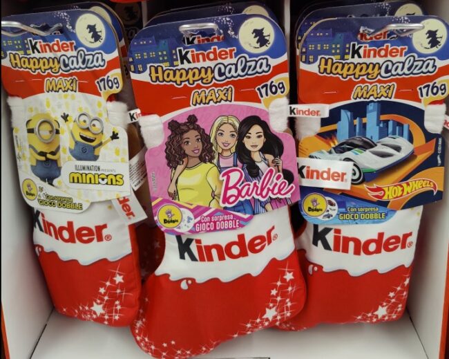 Calze KInder Maxi 2025 Calze KInder Maxi 2025