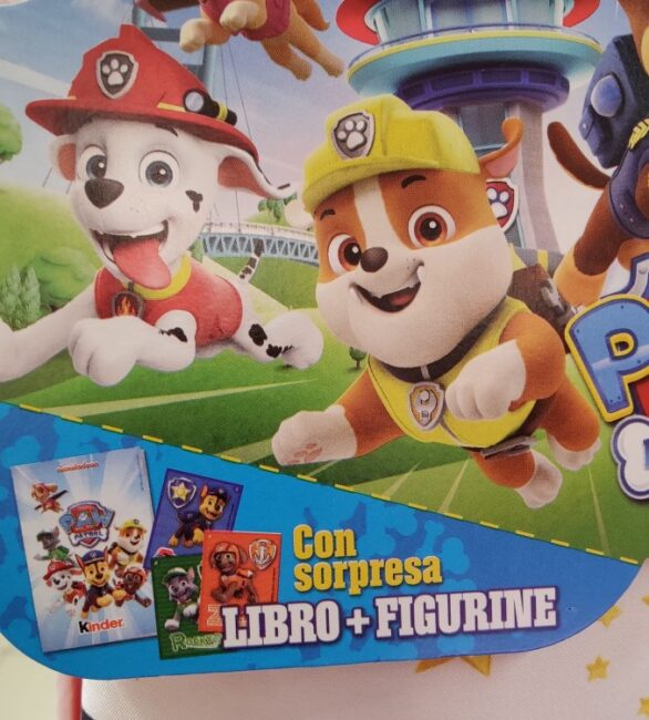 Sorpresa calza della befana kinder Paw Patrol 2025 Sorpresa calza della befana kinder Paw Patrol 2025
