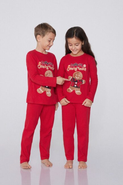 Tezenis Pigiami Bambini con Omino di Pan di zenzero Tezenis Pigiami Bambini con Omino di Pan di zenzero