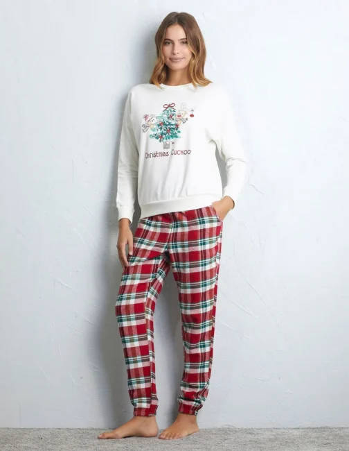 Yamamay pigiama donna con Albero di Natale Yamamay pigiama donna con Albero di Natale