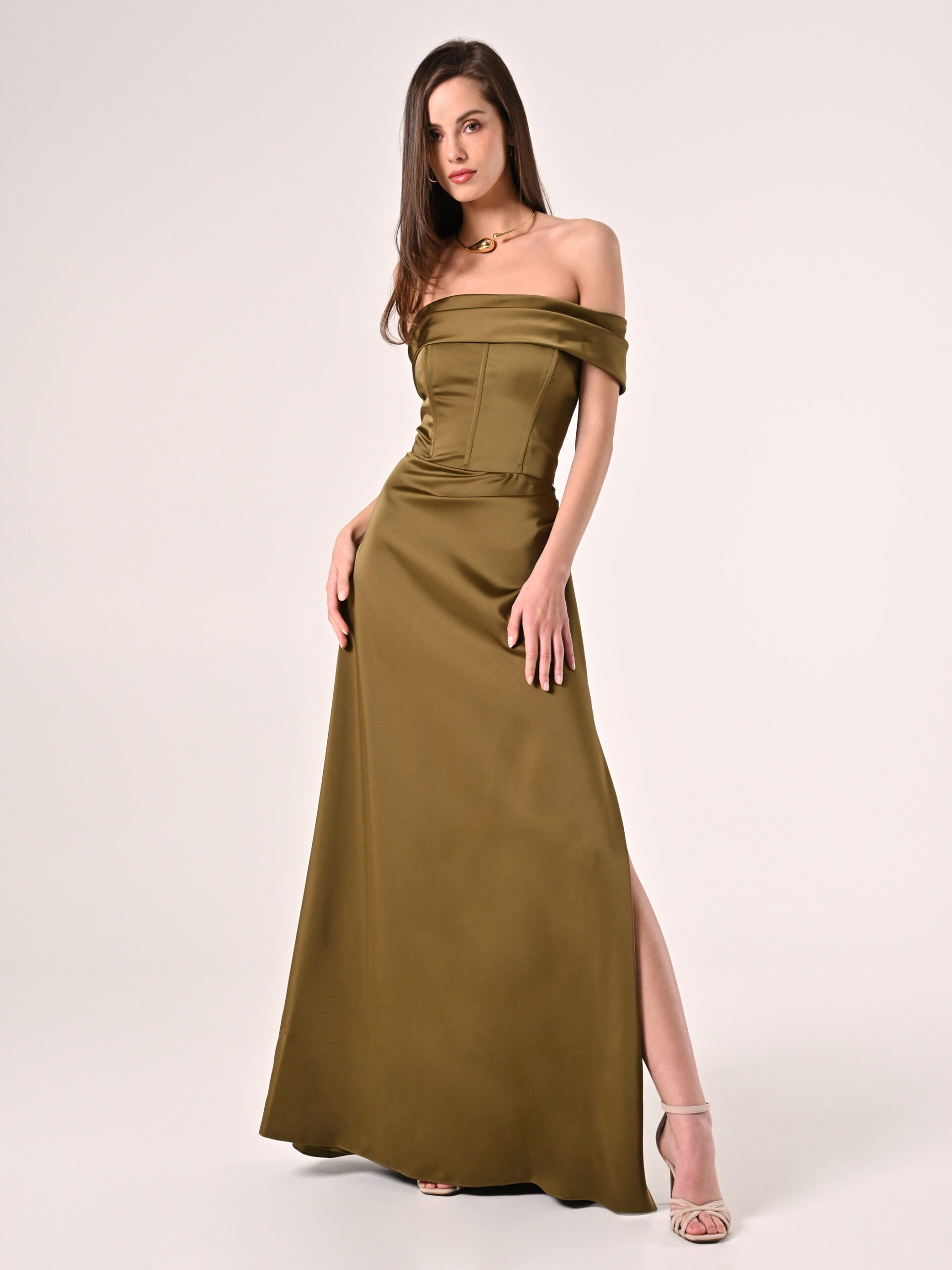 Vestito lungo elegante da cerimonia Rinascimento 2025