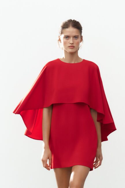 Abito corto a mantella ZARA Abito corto a mantella ZARA