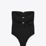 Costume intero a fascia nero Zara 2025