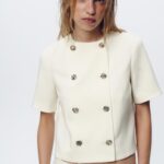Giacca completo donna Zara a maniche corte estate 2025