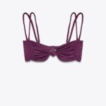 Reggiseno bikini viola ZARA